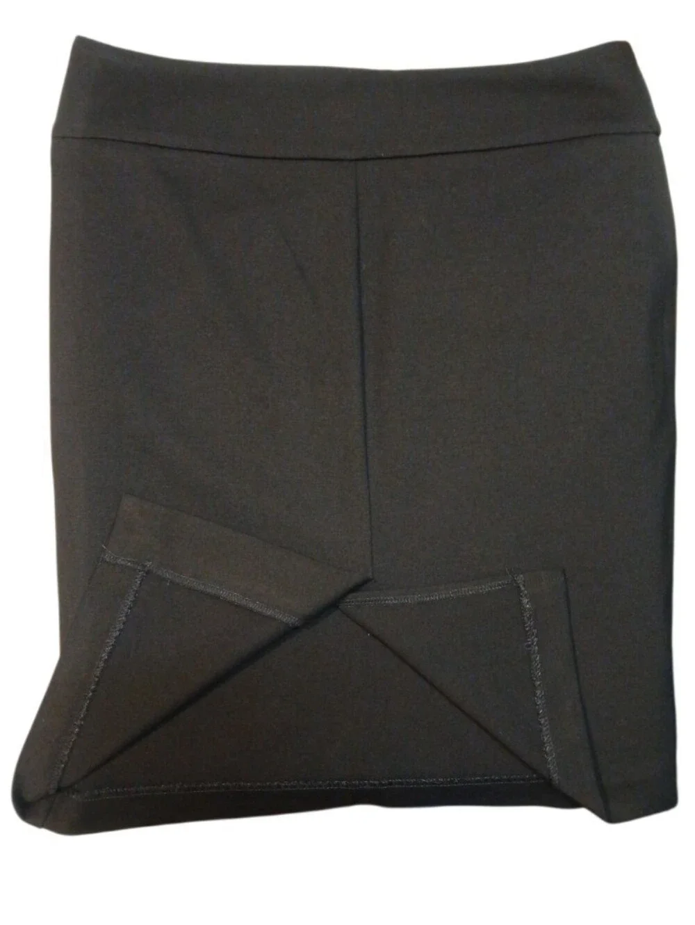 Isaac Mizrahi -NWOT, High Waisted Black Skirt , Large, W/ Stretch, Slit In Back - Picture 8 of 10